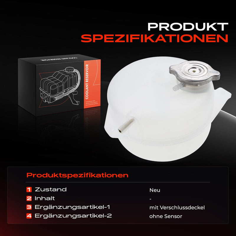 Frankberg 1075000149 Coolant Expansion Tank | Compatible with SL R107, SL Coupe C107