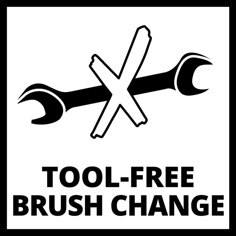 Einhell Original Joint Brush, Steel, Diameter 110 mm | For cordless joint cleaner GE-CC 18/110 Li E, steel wire, 15 mm cleaning width