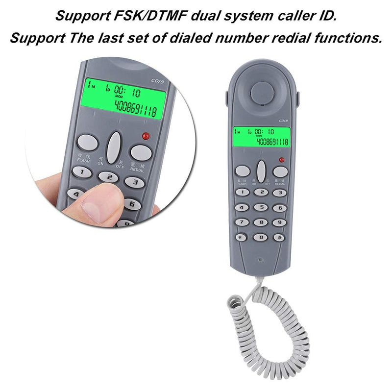 [Australia - AusPower] - Telephone Cable Tester, C019 Wired Telephone Phone Line Tester Lineman Butt Test Check Connector Corded Phone Cable Tool(Blue) 