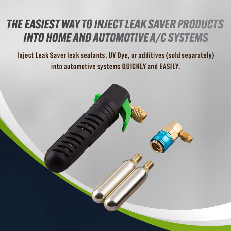 Leak Saver - Automotive Leak Sealant Injector & AC Drain Line Cleaner Tool | Condensate Line Co2 Drain Gun | AC Drain Line Unclogger Automotive Injector