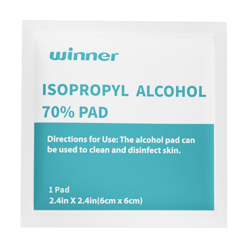 [Australia - AusPower] - Winner Isopropyl Alcohol 70% Pad, 200 Count Individually Wrapped 200 Count (Pack of 1) 