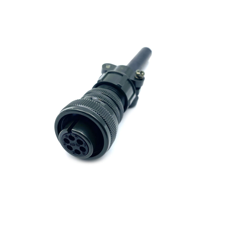 [Australia - AusPower] - MS3106A14S-6S Industrial Circular Connector, MIL-DTL-5015 Series Threaded Connector 6 Pin Contacts Solder Female Connectors Straight, 14S Shell Size for Industrial 