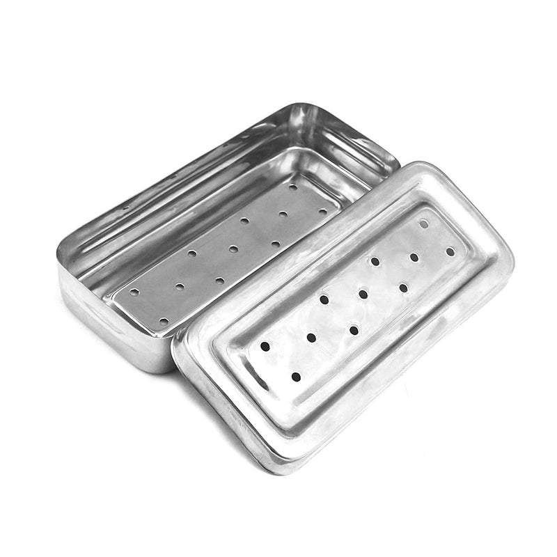 [Australia - AusPower] - G.S 17x7x3 Cm Instruments Box Perforated Stainless Steel Holloware Tray Box 