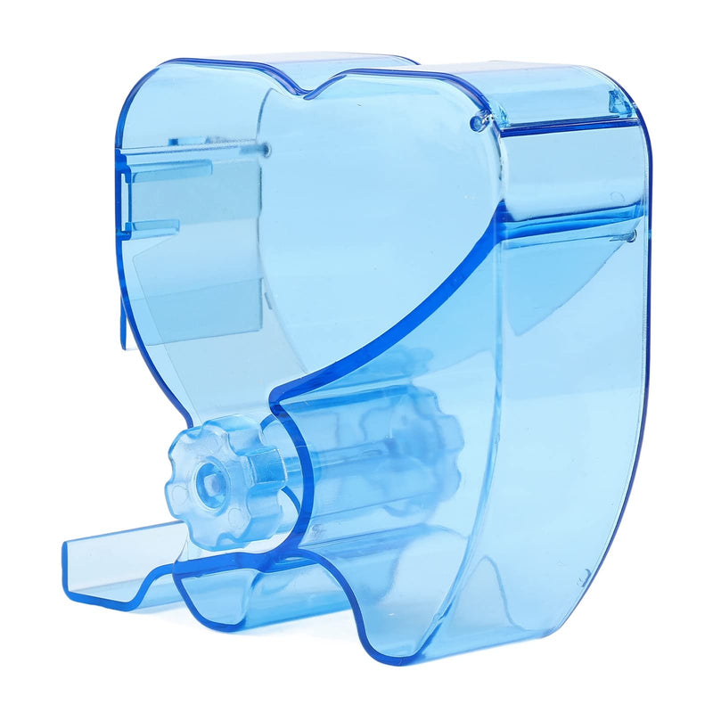 [Australia - AusPower] - YUYTE Cotton Roll Dispenser, Cotton Roll Box, Blue ABS Plastic, Streamlined Design, 