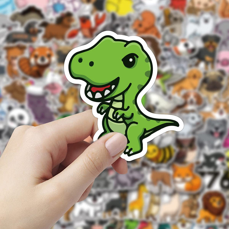 [Australia - AusPower] - 100Pcs Cute Animal Stickers,Vinyl Waterproof Stickers for Laptop,Bumper,Skateboard,Water Bottles,Computer,Phone, Cute Animal Stickers for Kids Teens (Cute Animal 100pcs Stickers) 