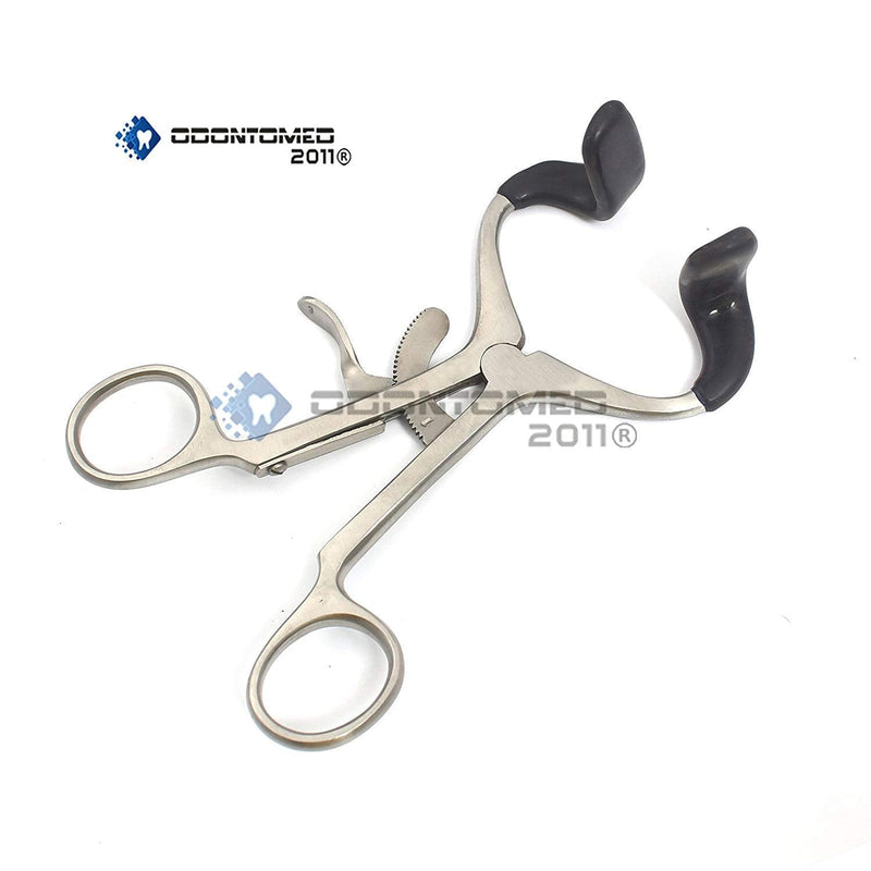 [Australia - AusPower] - OdontoMed2011 Dental Molt Mouth Gag 4.5" Dip Blue Orthodontic Oral Opener Stainless Steel Dental Instrument 