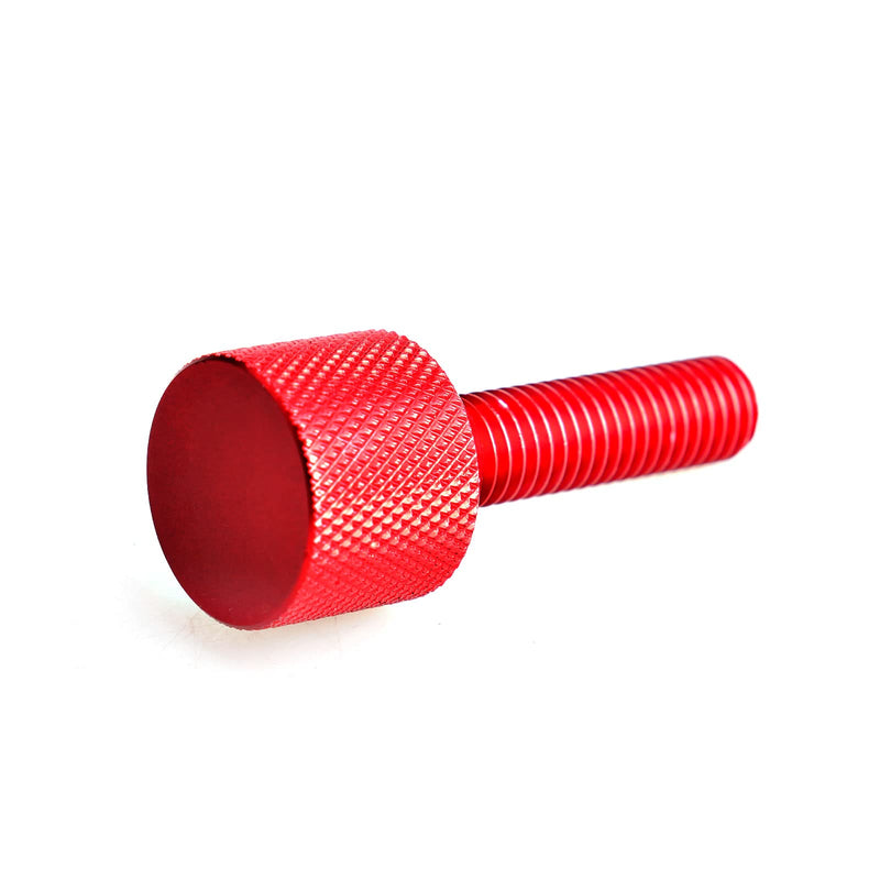 [Australia - AusPower] - 1-1/8" Two Hole Pins 6061 Aluminum Lightweight Construction 2 Hole Flange Alignment Pin with Anodized Oxide Red Finish 4Pcs 
