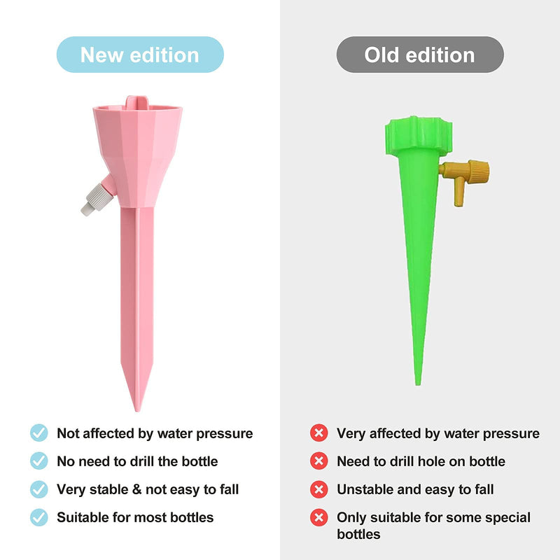 [Australia - AusPower] - New Upgraded Plant Self Watering Spikes,Adjustable Plant Watering Devices with Slow Release Control Switch Water Dripper,Watering Planter Insert,Automatic Plant Waterer for Vacations (6) 6 