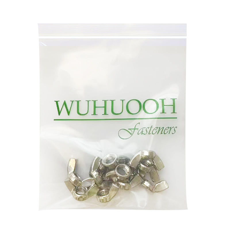 [Australia - AusPower] - 1/4"-20 Wing Nuts,Stainless Steel 18-8(304) Wing Nuts, 20Pcs-Pack 