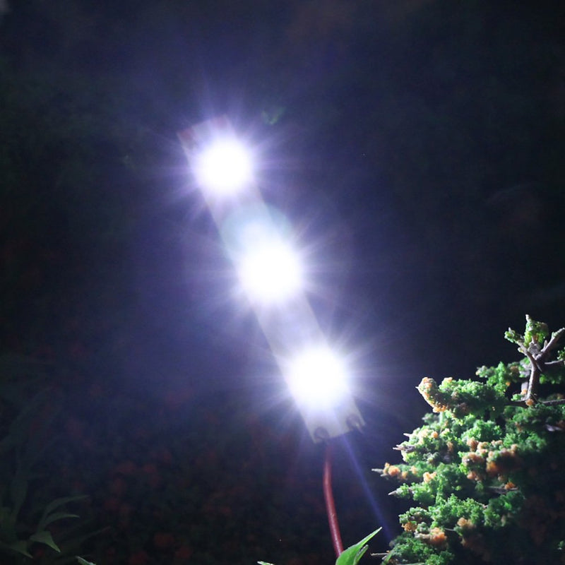 Evemodel DD01W 3528 SMD LED 3-LED Lighting Lamp White with Cable 20 cm 9-18 V Pack of 10