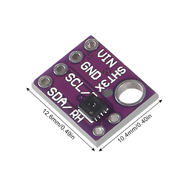 [Australia - AusPower] - 4pcs SHT31-D Temperature and Humidity Sensor GY-SHT31-D Breakout Digital Output Temperature and Humidity Sensor Module IIC I2C Interface 2.4V-5.5V 