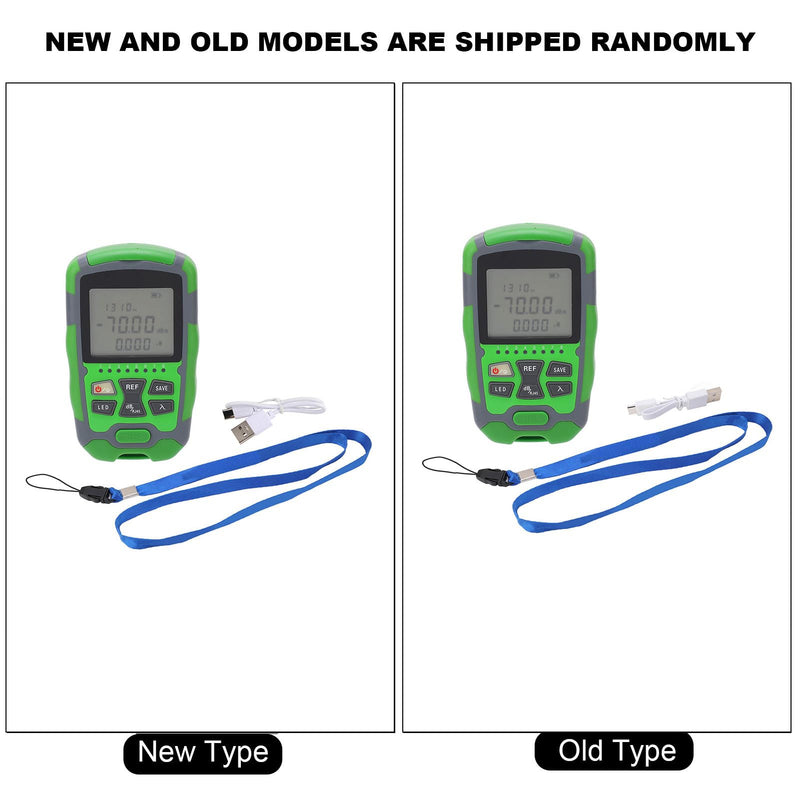 [Australia - AusPower] - Fiber Optic Cable Tester, 70 to +10Dbm Optical Fiber Power Meter with Built in Battery, Portable Visual Fault Locator with Calibration and Relative Power Calculation Function 