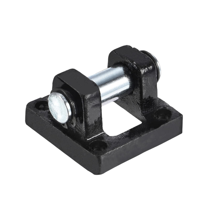 [Australia - AusPower] - PATIKIL 50x50x32mm Air Cylinder Pneumatic Rod Pivot Clevis Mounting Bracket Rear Mount Part, Black 50 x 50 x 32mm 