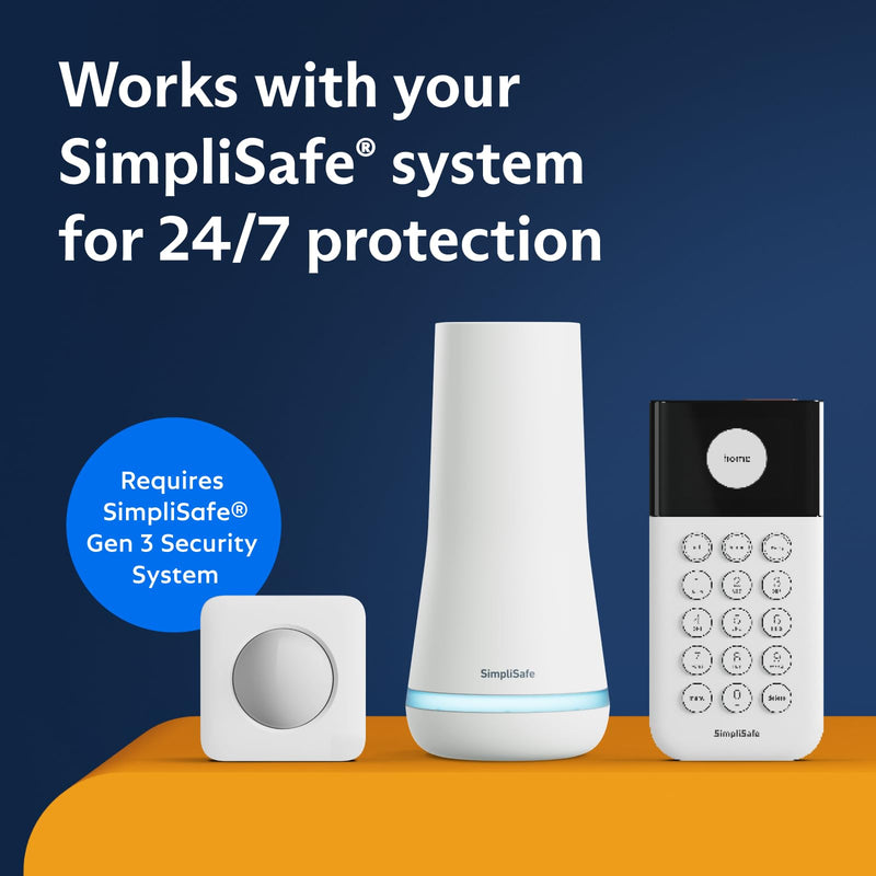[Australia - AusPower] - SimpliSafe Motion Sensor - Compatible with Gen 3 Home Security System 