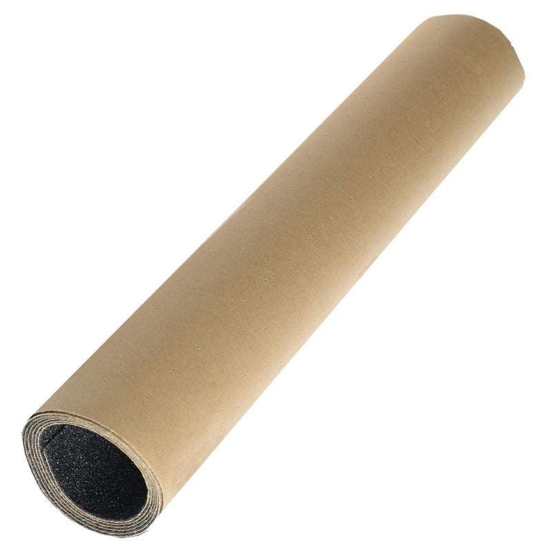 ZUEXT 10.6" x 49.2" Black Skateboard Grip Tape Sheet, 80 Grit Bubble Free Waterproof Scooter Grip Tape, Anti Slip Longboard Griptape, Sandpaper for Rollerboard Stairs Pedal Wheelchair Steps (125x27cm)