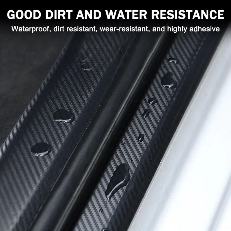 Carbon Fiber Car Tape Roll, 32Ft Air-Release Vehicle Adhesive Wrap Strip, Anti-Scratch Automotive Detailing Protective Tape Sticker Accessories, Universal for SUV, Sedan, Truck (32FT X 2.76in) 32FT X 2.76in