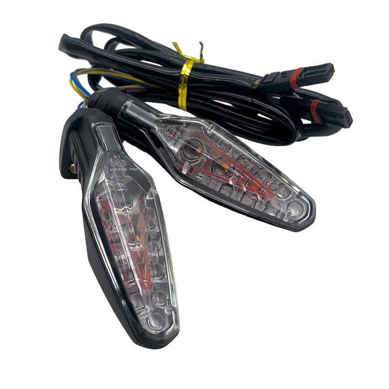 [Australia - AusPower] - 2 Pack Motorcycle Turn Signal Lights Rear LED Brake Indicator Taillight for BMW S1000RR 2019-2024,M1000RR R1250GS ADV 2021-2024 