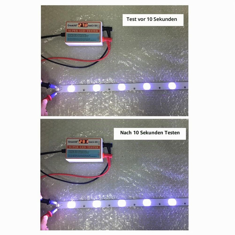 Weytoll TV Backlight Tester LED AC 300V Lamp Beads Light Bar TV Backlight Capacitance Tester Diode Voltage with Switch