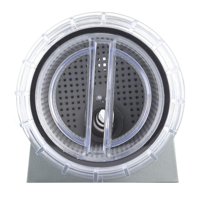 KIMISS Seawater Filter, ABS 4.3 Inch Inlet Sea Water Screen Filter Motor Protect Cleaner Cooling for 1/2 in 5/8 in 3/4 in Hose