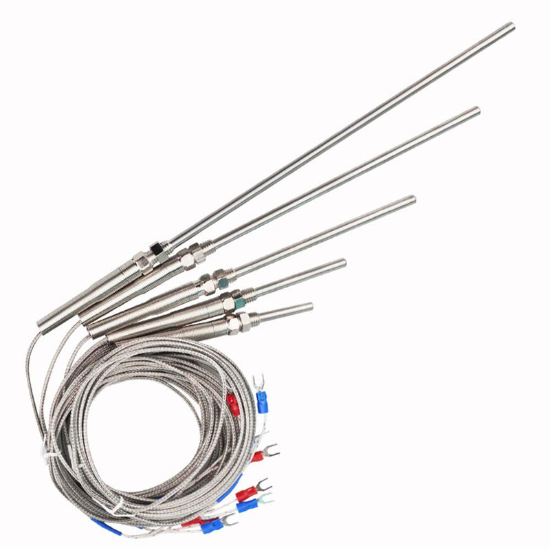[Australia - AusPower] - RuoFeng K Type Thermocouple Temperature Controller Sensor 9.8ft/3M Wire,50x5mm Stainless Steel Probe, 0-400° C 3m 50x5mm 