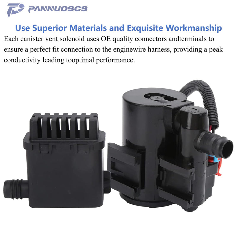 PANNUOSCS Evap Canister Vent Solenoid P0449 Compatible with 2004-2010 Chevy Silverado GMC Sierra 1500 2500 3500 HD Classic Purge Valve 911-237 10357992 19207763 CVS34
