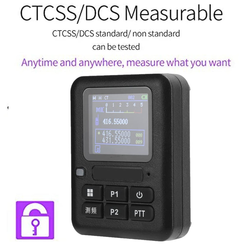 [Australia - AusPower] - Mini Radio Frequency Meter, Handheld Portable Frequency Counter, Walkie Talkies Mini Decoder, Handheld Portable Radio Frequency Counter Meter with Display Screen 