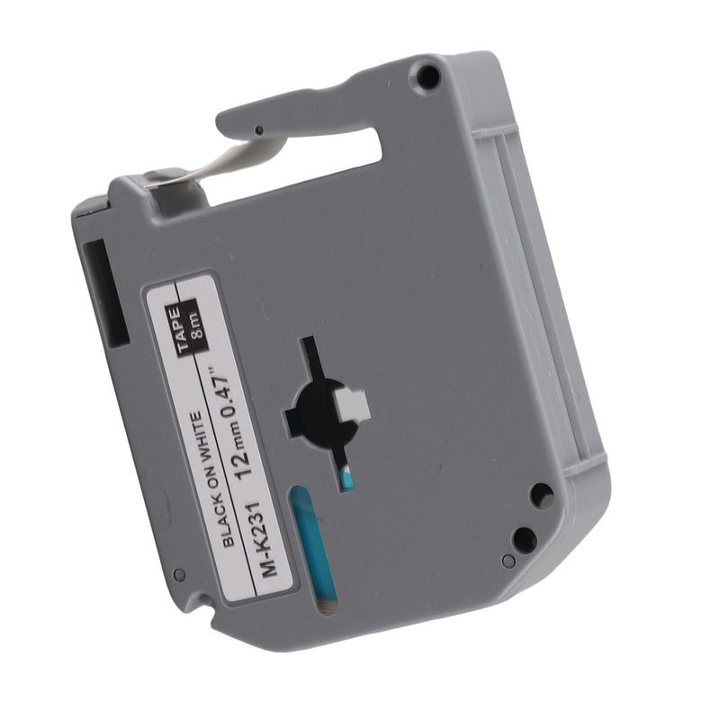 Jeffergarden 12mm Label Tape, PET Material Alcohol with Strong Adhesion for Label Printer PT 65 PT 70 PT 80