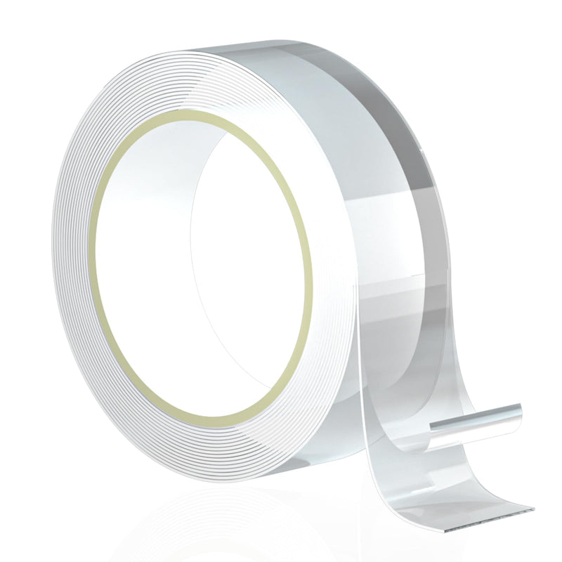 Heavy Duty Double Sided Nano Tape, 120" Removable & Resuable No Residue Nano Tape for Picture Hanging, Indoor Decor, Mirrors & Home Organization, Room Decoration 120IN/10FT