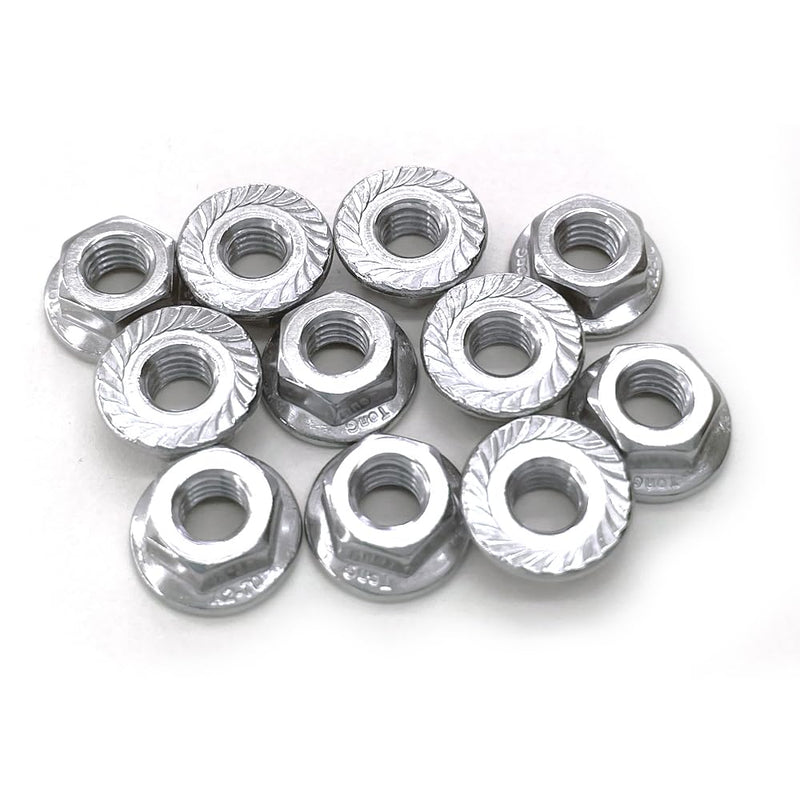 [Australia - AusPower] - 30 Sets M6x1.0-20mm Flanged Hex Head Bolts, Flange Hexagon Screws, hanger bolts,Stainless Steel 18-8 (304), M6 Flange Bolt and Nuts,Washer for Securing Exhaust Components (M6x20mm) M6x20mm 