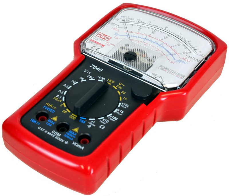[Australia - AusPower] - Tekpower TP7040 20-Range AC/DC Analog Multimeter General Purpose with High Accuracy and Well Built Details, Strong Needle 
