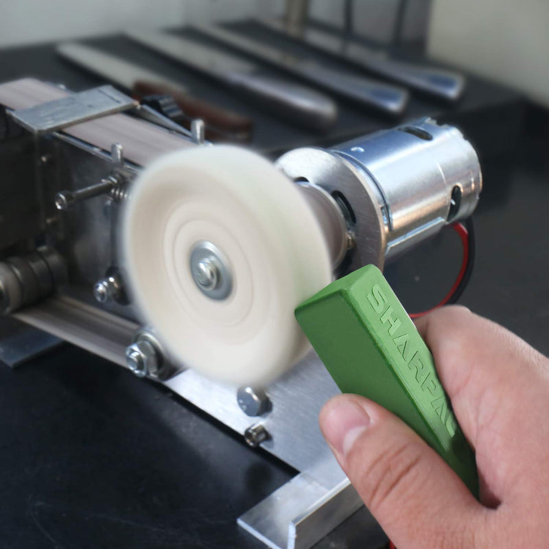 SHARPAL Polishing Paste Fine Green Buffing Compound, Leather Strop Sharpening Highly Viscous Connections