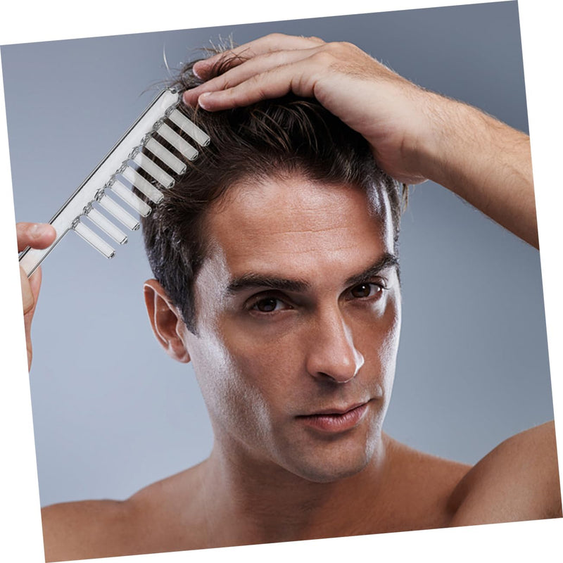 [Australia - AusPower] - Beaupretty Accessories for Electrotherapy Devices, High Frequency Bar, High Frequency Face Bar, Electrode Bar, High Frequency Face Machine, Electric Comb, Replacement Glass Tube, Transparent 