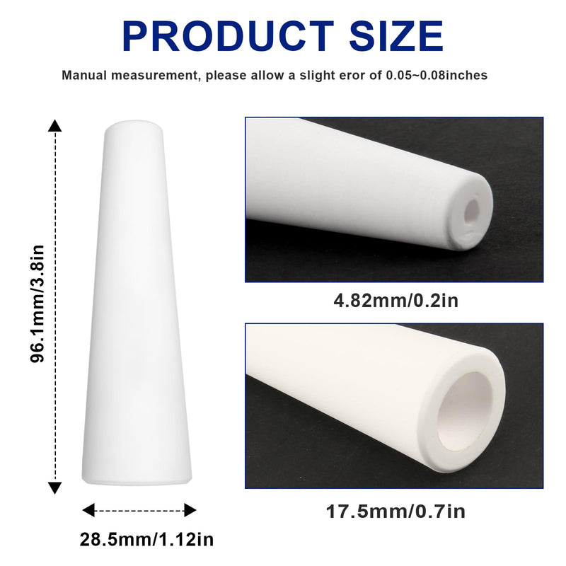 [Australia - AusPower] - Large Sand Blaster Nozzles Tips Ceramic (3/16" ID), Sandblast Gun Nozzle, Sandblasting Cabinet Parts, Rust Removal Abrasive Sandblast Machine Nozzle Replacement-1Pack 