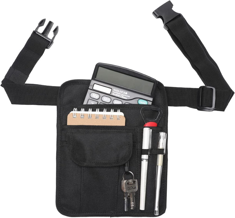 [Australia - AusPower] - Waitress Waist Bag - Server Aprons with Pockets and Adjustable Belt Check Book Holder - Ideal for Servers and Waitstaff in Busy Restaurant Environments 
