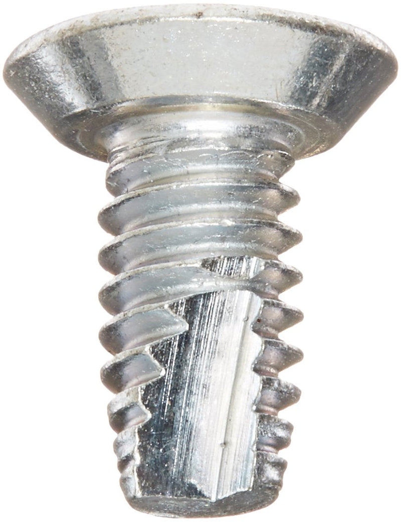 [Australia - AusPower] - Small Parts 12083PU Steel Thread Cutting Screw, Zinc Plated, 82 Degree Flat Undercut Head, Phillips Drive, Type 23, #12-24 Thread Size, 1/2" Length (Pack of 100) 