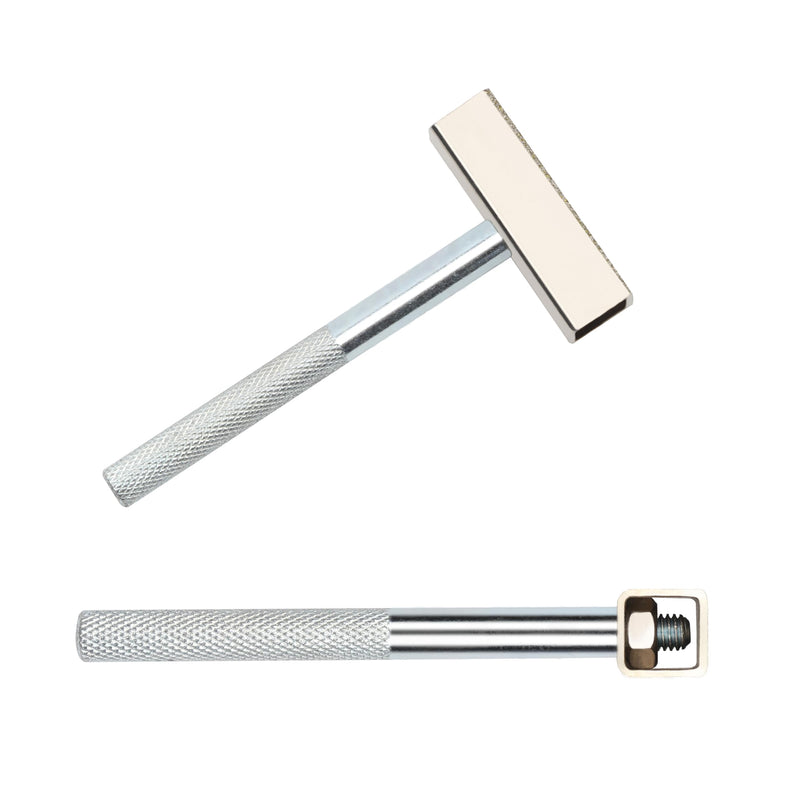 4 Pcs Sharpening Stone Dresser Diamond Grinding Wheel Straightener for Grinding Deburring Discs 45x10mm Head