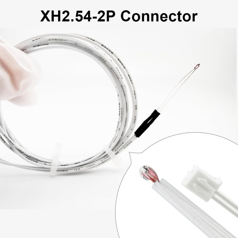 [Australia - AusPower] - 5pcs Thermistor NTC 3950 100K Thermistor Temperature Sensor for Creality Ender 3, Ender 3 Neo, Voxelab Aquila 3D Printer XH2.54 (1M) 1M 
