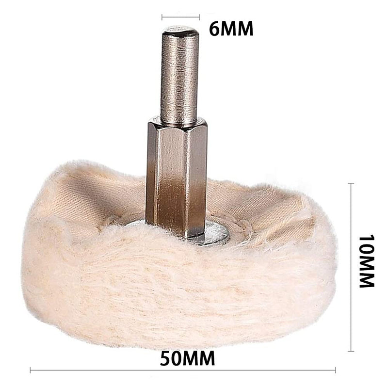 [Australia - AusPower] - Polishing Disc for Drilling Polishing Wheel Pad Mop Kit Conical/Column/Mushroom/Wheel Shaped Polishing Tool for Metal, Jewellery, Stainless Steel, Aluminium, Wood, Plastics, Ceramics, Glass etc. 