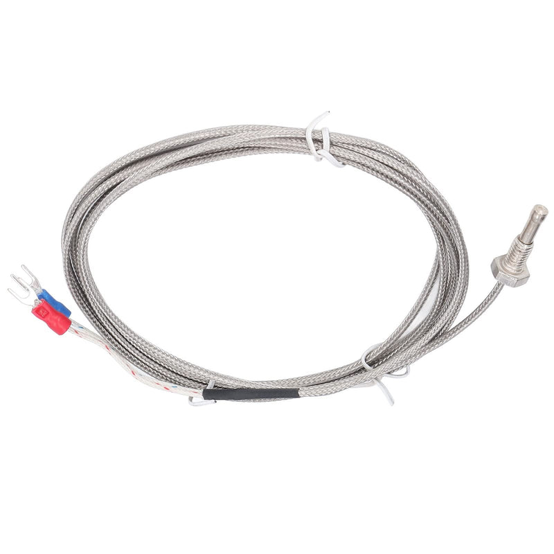 [Australia - AusPower] - PT100 Temperature Sensor WRNJ-M6 2 Wire 0-750°C Stainless Steel Probe for PID Temperature Controller 