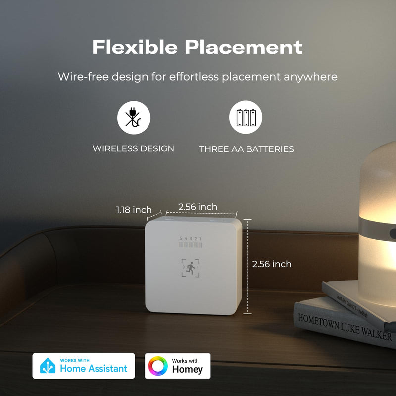 [Australia - AusPower] - THIRDREALITY Zigbee Motion Sensor R1,Adjustable Sensitivity,Real-time Alerts,Zigbee Hub Required,Support Home Assistant,SmartThings, Homey, Hubitat or Echo Devices with Built-in Zigbee hub 