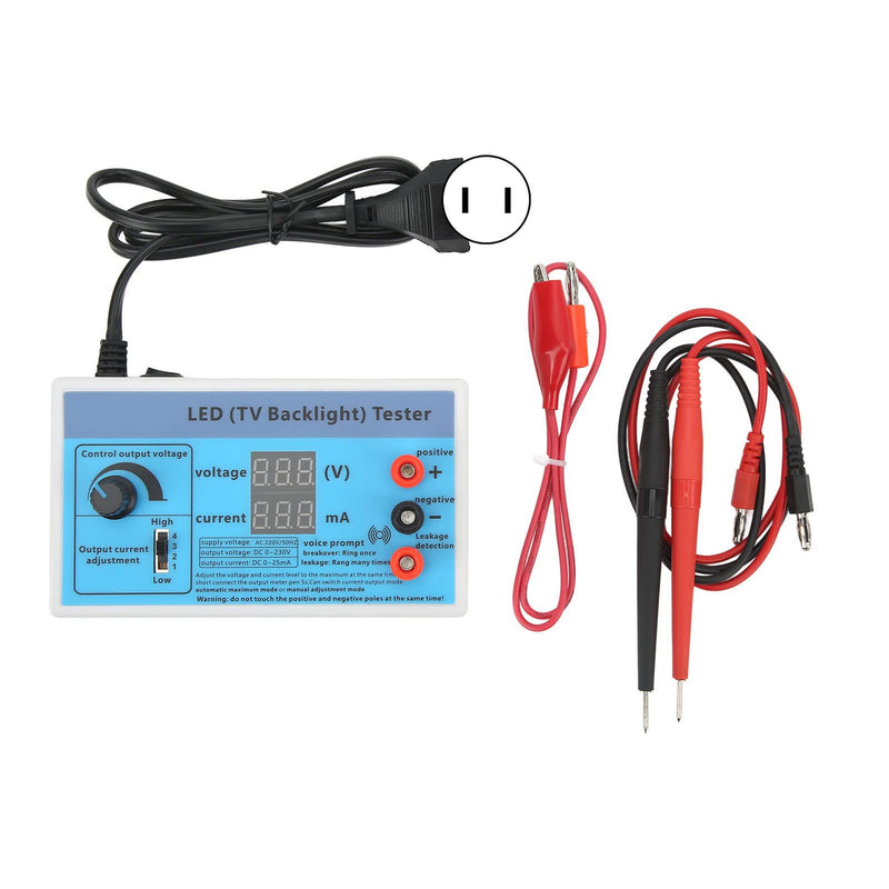[Australia - AusPower] - LED TV Backlight Tester Multifunction Strips Beads Repair Tool, 0‑230V Output, Intelligent Adjustment Simple Testing for LED Strips LED TV Backlight Inspection (US Plug 110V) 