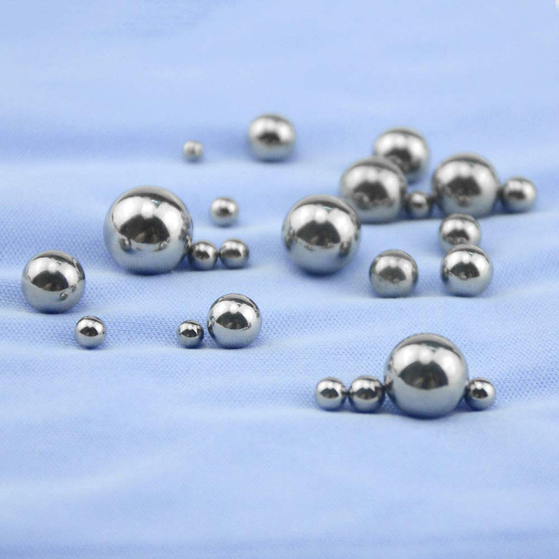 [Australia - AusPower] - XINGYHENG 580Pcs 15Kinds 304 Stainless Steel Precision Chrome Steel Bearing Ball Assortment Kit for Repairing Bicycle 