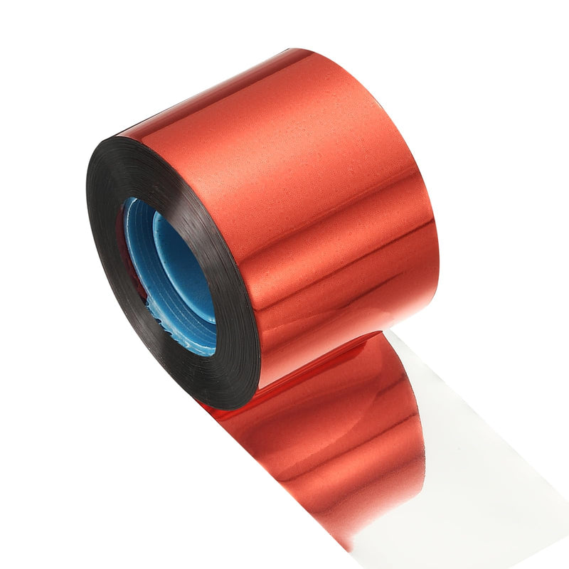 MECCANIXITY 328ft Long 2" Wide Red Dual Side Reflective Holographic Flash Bird Scare Tape Ribbon to Keep Birds Away, Hang Tie on Garden Farm Orchards Balcony Patio Yard Fence 328ft x 1.89in