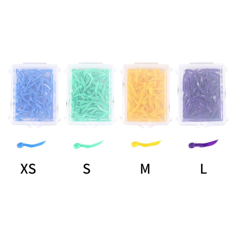 [Australia - AusPower] - Windplus Dental Wedges, 400pcs Dental Plastic Wedge Disposable Fixing Wedge with Hole, Dental Sectional Matrix Wedges, Dental Add-on Wedges, Teeth Interproximal Wedges. (Yellow M) Yellow M 