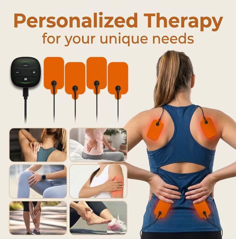 [Australia - AusPower] - Siseca TENS and EMS, TENS and Muscle Stimulator, Portable Massager for Foot/Body 