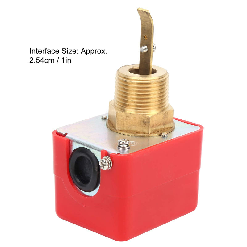 [Australia - AusPower] - Flow Switch HFS-25 1Inch, SPT AC220V 15A Water Flow Switch, Flow Control Switch Thread Paddle Type Liquid Water Flow Paddle Control Switch with Paddles 