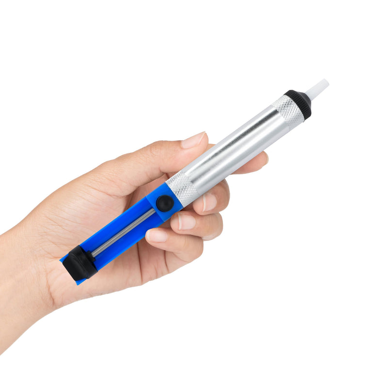 BIGtec Desoldering Suction Pump Antistatic Desoldering Pump Soldering Suction Pump Soldering Suction Pump Desoldering Soldering Aid Teflon Tip Light Metal