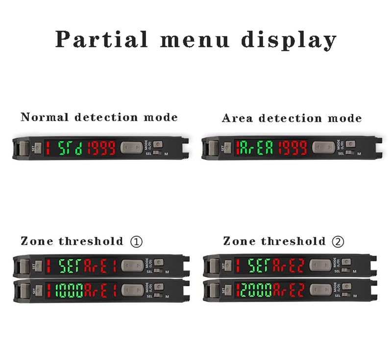 [Australia - AusPower] - FS-N18 Fiber Optic Sensor,HD LED Dual Digital Display Optical Fiber Amplifier,Long-Distance Optical Communications Diffuse Induction Photoelectric Switch (English Instruction Manual) FS-N18 (NPN Outpot) 