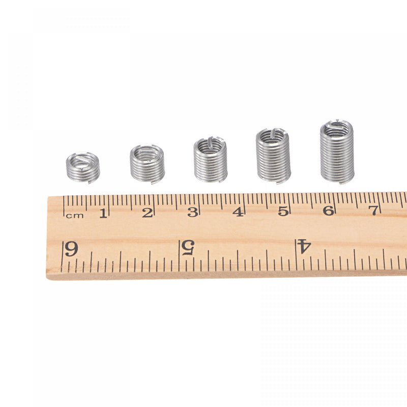 [Australia - AusPower] - uxcell Wire Thread Inserts 1/4-28 UNF 3.0D 304 Stainless Steel Helical Type Coiled Wire Screw Repair Threaded Sleeve Steel Sheath 10pcs 