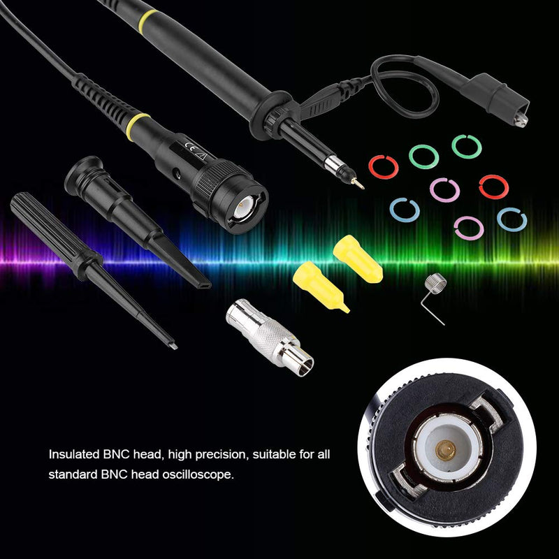 [Australia - AusPower] - P4250 1 2KV 250MHz High Voltage Probe Oscilloscope Probe for BNC Head Foscilloscope, Probe Head 1: 100 BNC Test Lead Set 